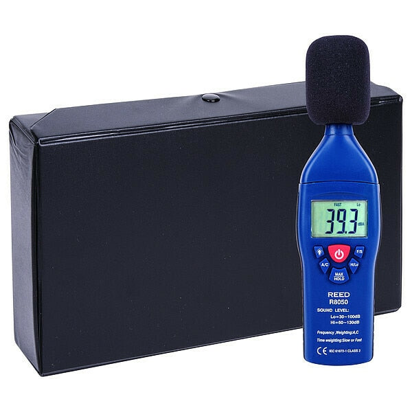 Sound Level Meter, Type 2, 30-100 and 60-130dB, +/-1.4 dB Accuracy