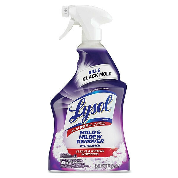 Liquid Foam 32 oz Mold Mildew Remover, Trigger Spray Bottle, 12 PK