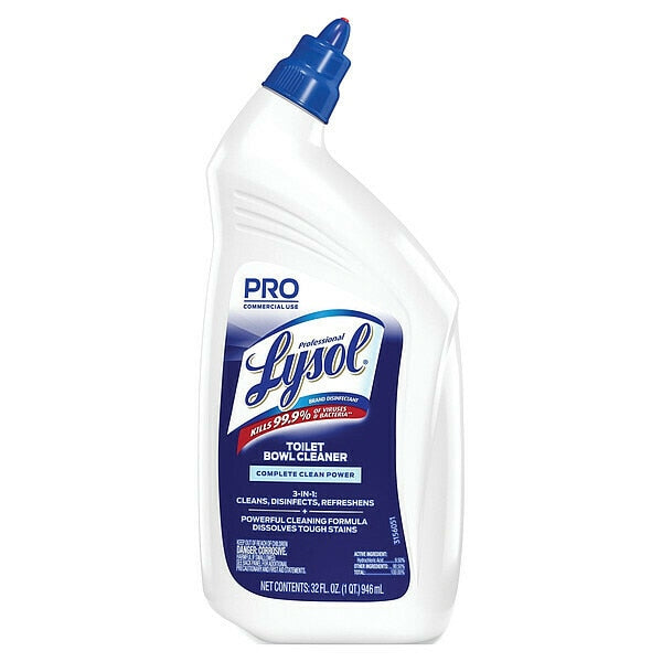 Disinfectant Toilet Bowl Cleaner, 32oz Bottle, PK12