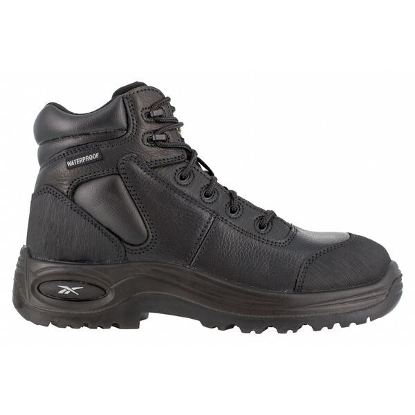 Size 7 Women's 6 in Work Boot Composite Safety Footwear, Black