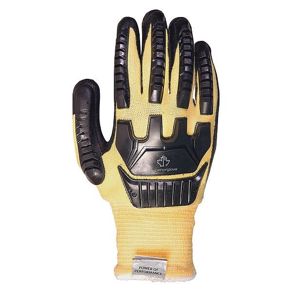 Cut Resistant Impact Coated Gloves, A4 Cut Level, Foam Nitrile, S, 1 PR