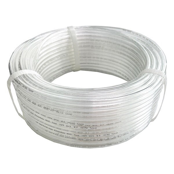Tubing, 4mm IDx6mm OD, 100 Ft, Natural