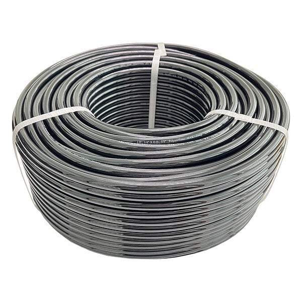 Tubing, 1/4In IDx3/8 In OD, 250 Ft, Black