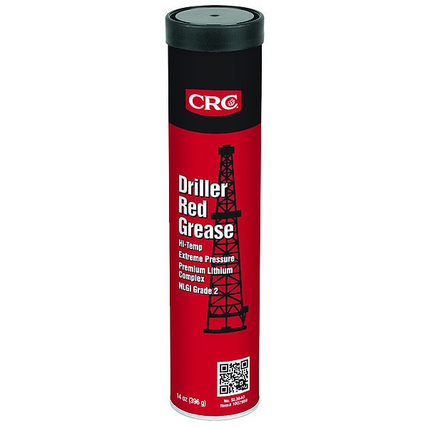 Driller Red Grease, Extreme Pressure, 14 Oz.
