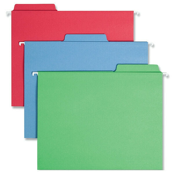 Hanging Folder Fast Tab, Assorted Colors, PK18