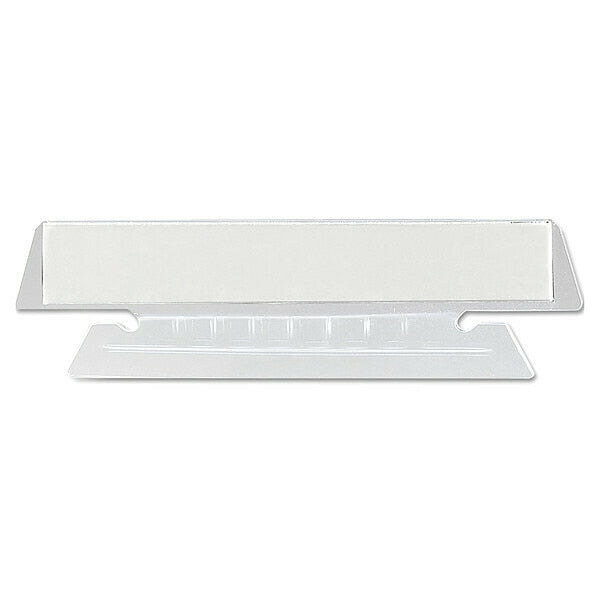 Hanging Folder 1/3 Cut Tab, Clear, PK25