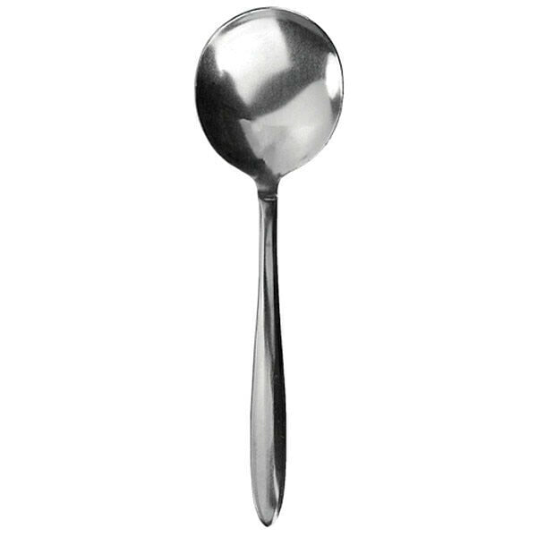 Bouillon Spoon, 5 7/8 in L, Silver, PK12