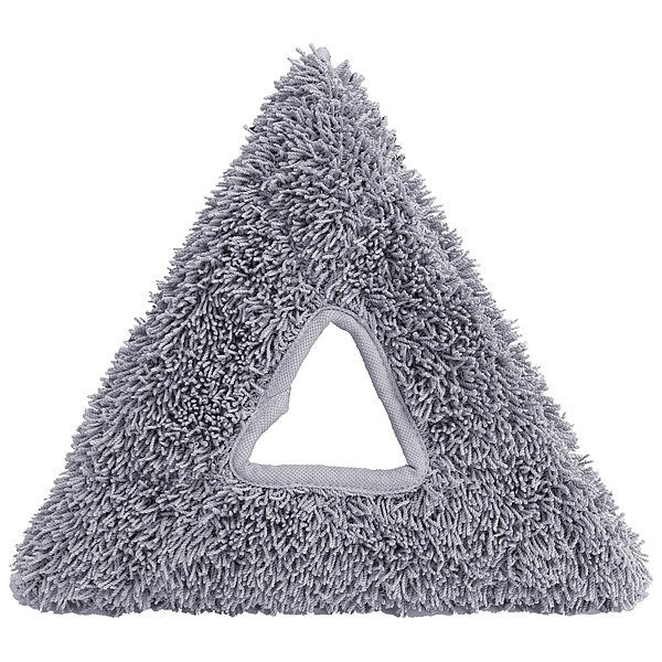 Washing Pad, Microfiber, 1 in H, Gray, PK5