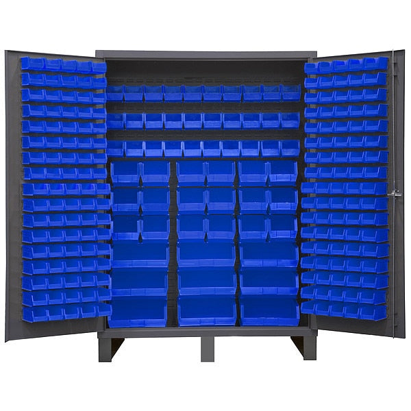 Extra-Heavy Duty Bin Cabinet, 60 in W, 84 in H, 24