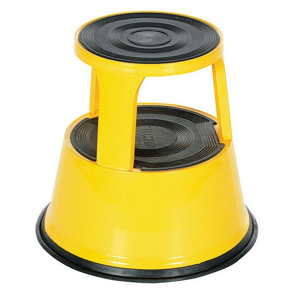 Yellow Rolling Step Stool