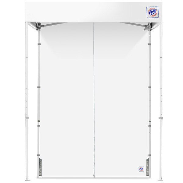 Middle Zipper Sidewall, White, 5 ft H