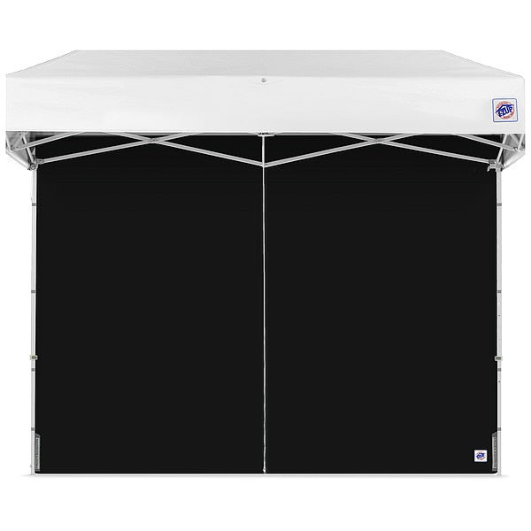 Middle Zipper Sidewall, Black, 8 ft H