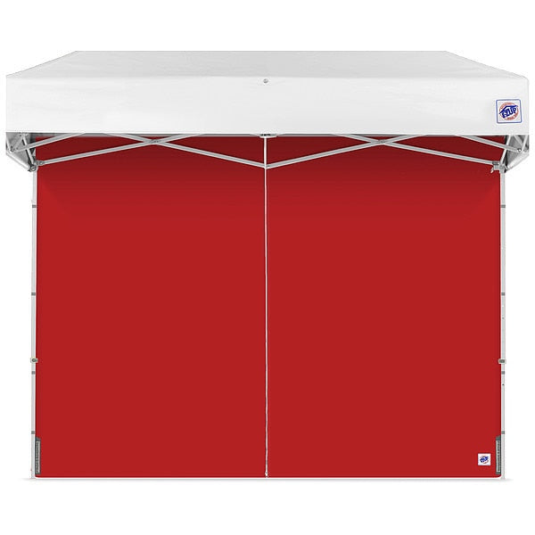 Middle Zipper Sidewall, Red, 8 ft W, 8 ft H