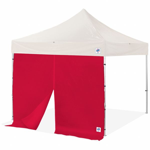 Sidewall, Red, 10 ft W, 10 ft H
