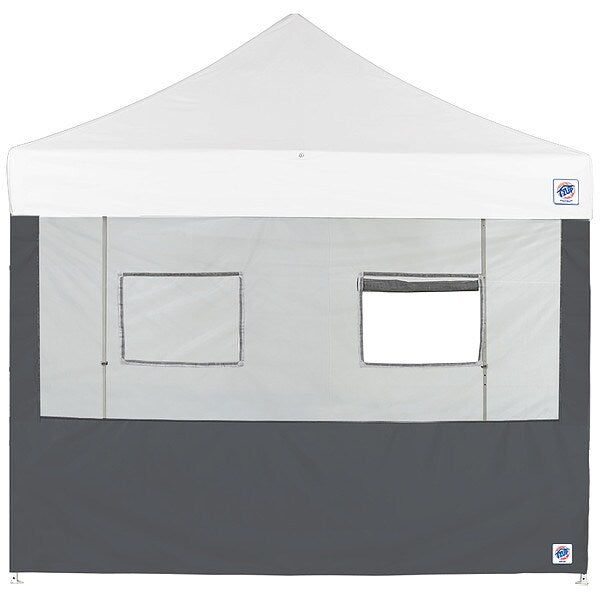 Food Booth Sidewall, Gray, 10 ft W, 10 ft H