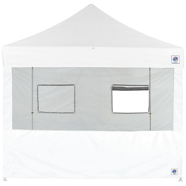Food Booth Sidewall, White, 10 ft H