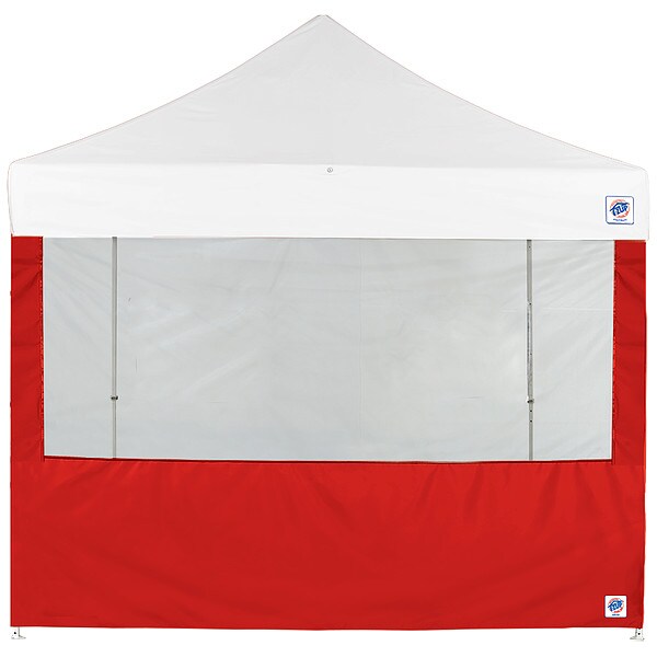 Food Booth Sidewall, Red, 13 ft H