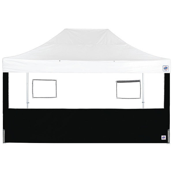 Food Booth Sidewall, Black, 15 ft H
