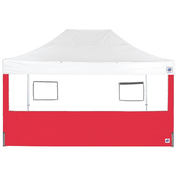Food Booth Sidewall, Red, 15 ft W, 15 ft H