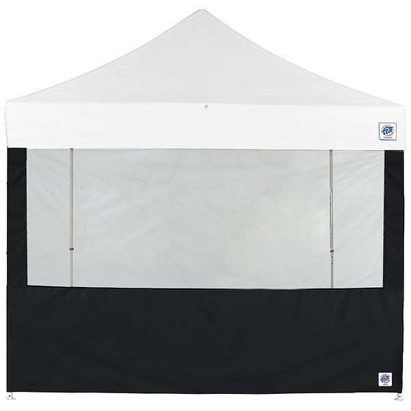 Food Booth Sidewall, Black, 8 ft W, 8 ft H