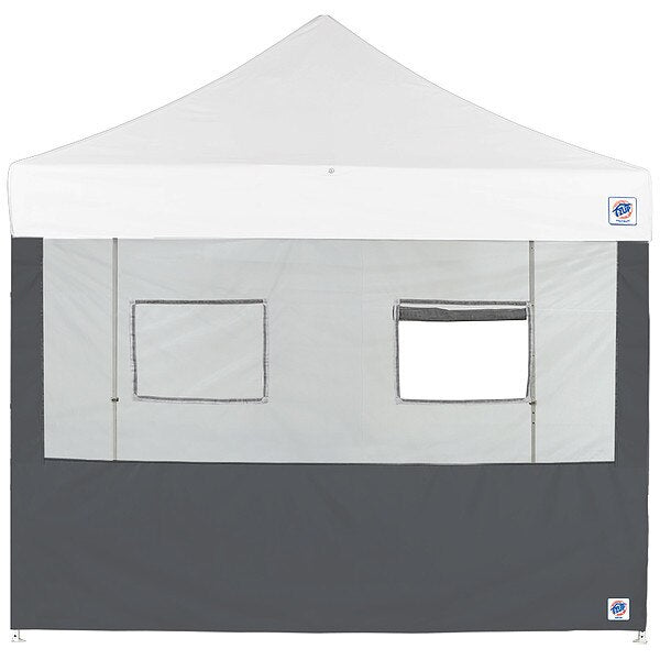 Food Booth Sidewall, Gray, 8 ft W, 8 ft H