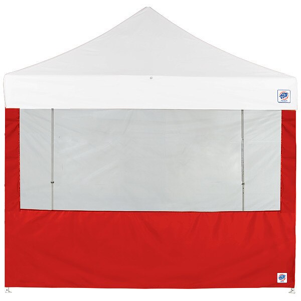 Food Booth Sidewall, Red, 8 ft W, 8 ft H