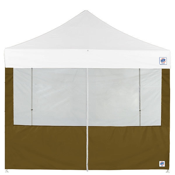 Food Booth Middle Zipper Sidewall, Green