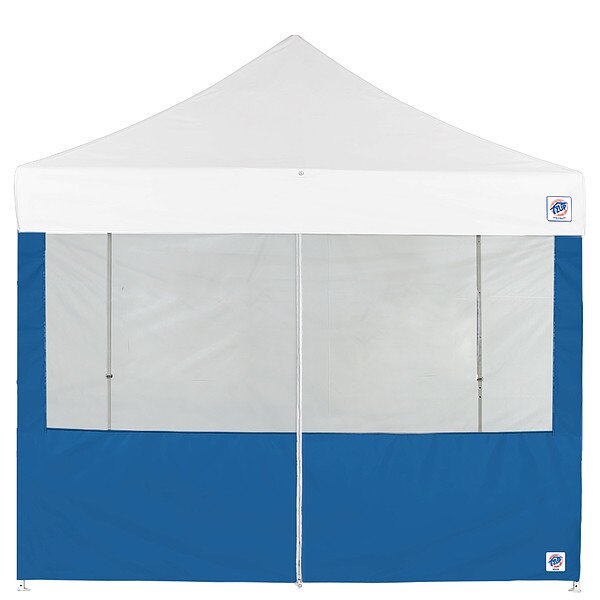 Food Booth Middle Zipper Sidewall, Blue