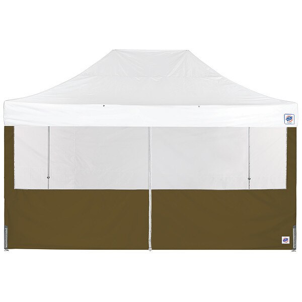Food Booth Middle Zipper Sidewall, Green