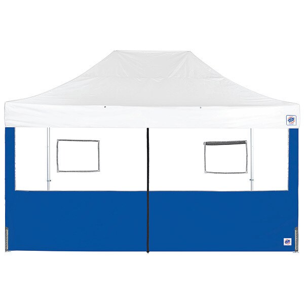 Food Booth Middle Zipper Sidewall, Blue