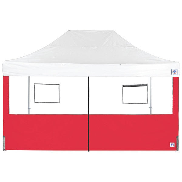 Food Booth Middle Zipper Sidewall, Red