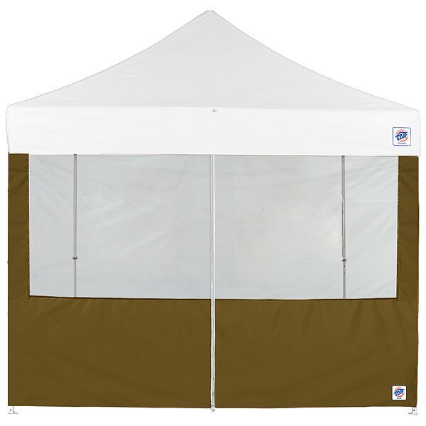 Food Booth Middle Zipper Sidewall, Green