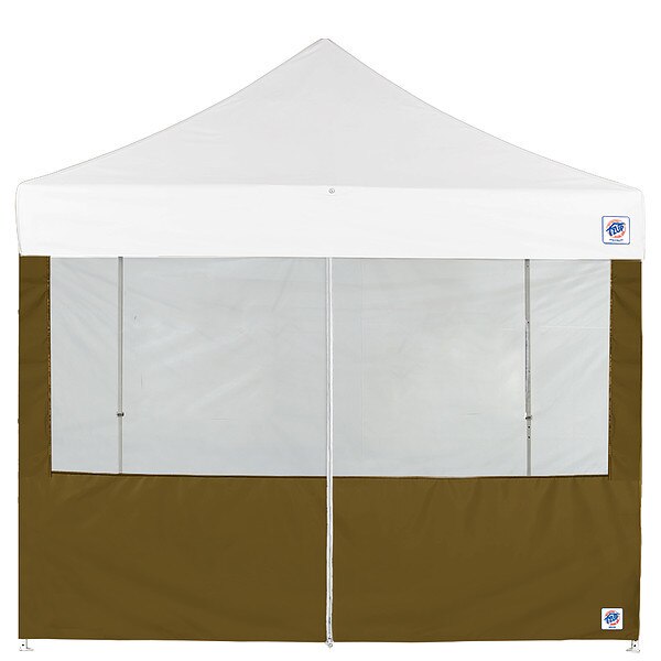 Food Booth Middle Zipper Sidewall, Green