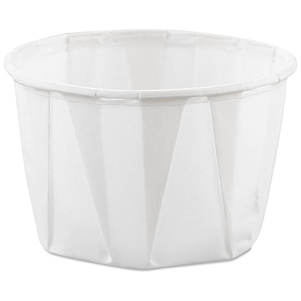 Disposable Portion Cup, 2 oz, White, PK5000