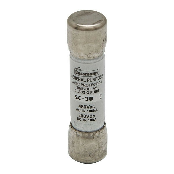 Fuse, Time Delay, 30 A, SC Series, 480V AC, 300V DC, 1-5/8