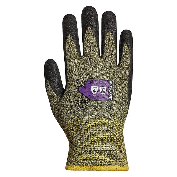 Cut Resistant Gloves, 9, Nitrile, PR