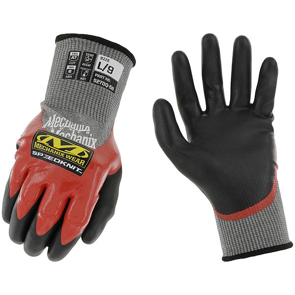 SpeedKnit(TM), Glove, HPPE, Size 9, 9, PR