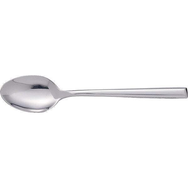 Dessert Spoon, 8 in L, Silver, PK12
