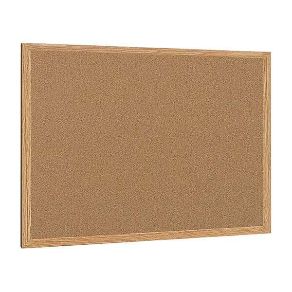 Earth Cork Board 3 ft.x4ft., Oak Frame