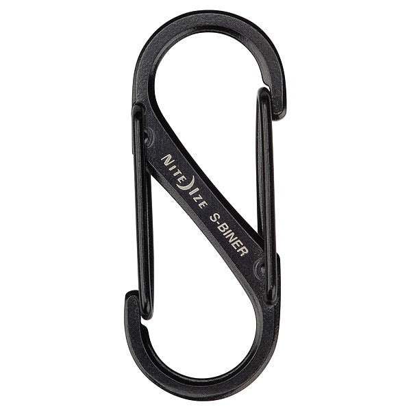 Double Gated Carabiner, 1-9/16 In., PK2