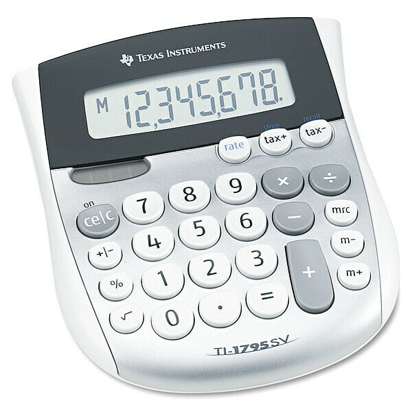 Minidesk Calculator, LCD, 8 Digit