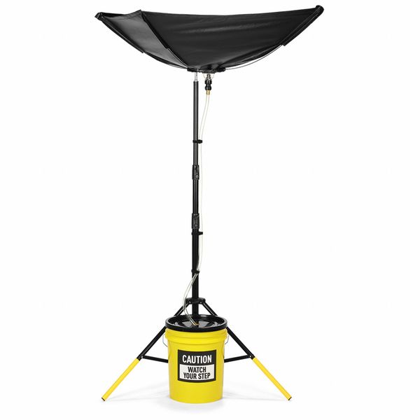 Roof Leak Diverter, Color Black, PVC, 3/4