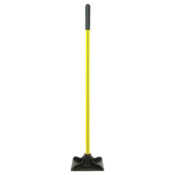 Dirt Tamper, 10x10 In Blade, 48 In Handle