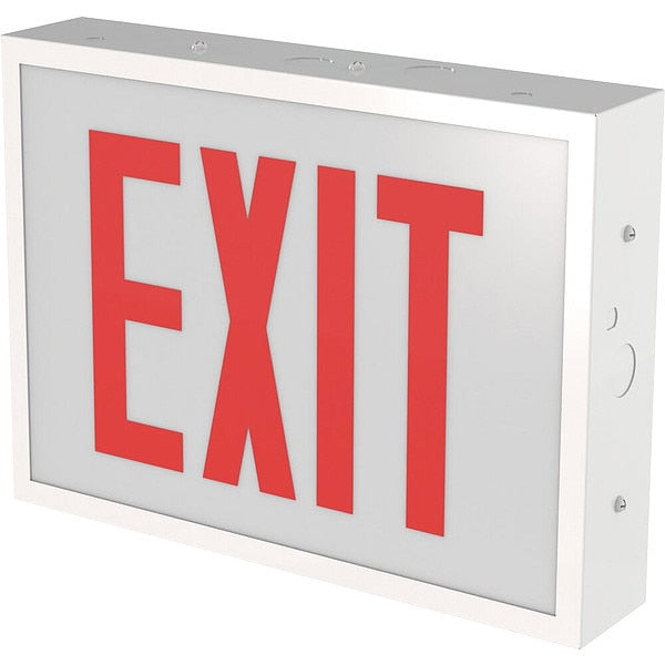Exit Sign, LED, Red/Green, 12