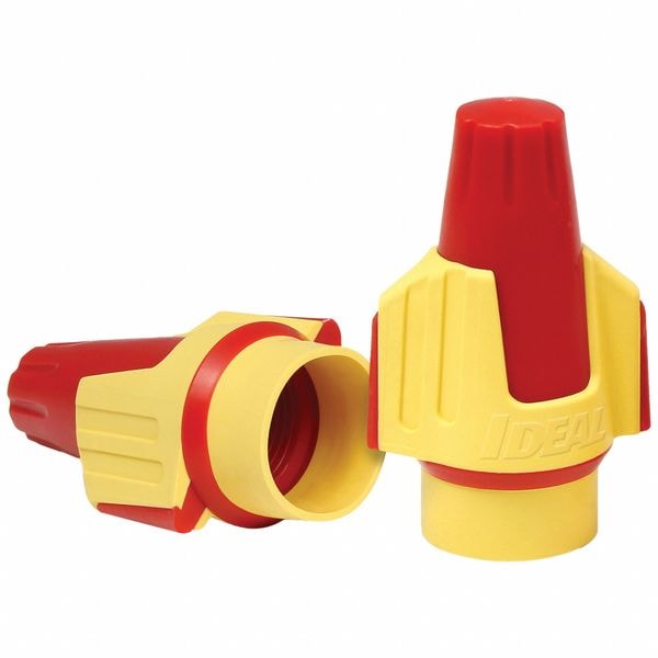 Twist On Wire Connector, Red/Yellow, PK400