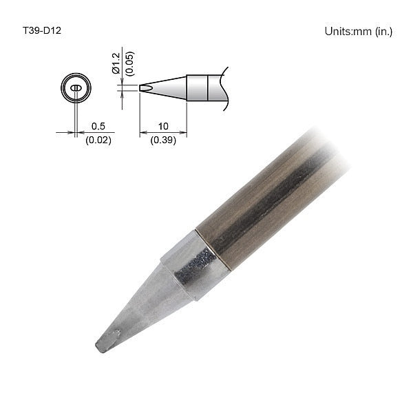 TIP, CHISEL, 1.2 X 10MM, FX-9701/9702