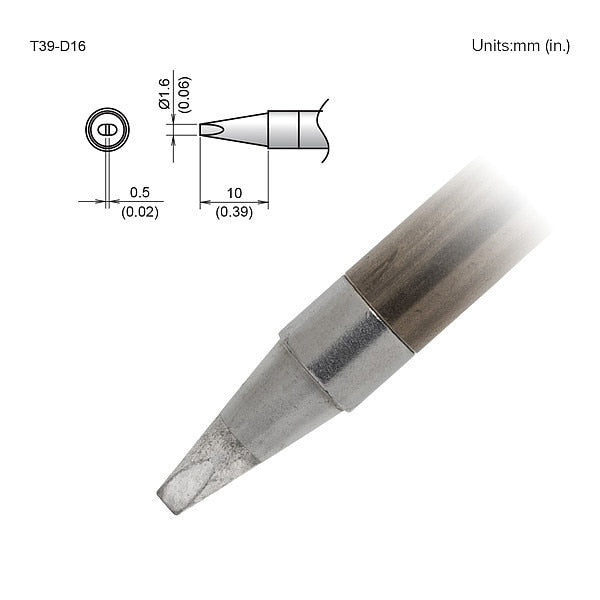 TIP, CHISEL, 1.6 X 10MM, FX-9701/9702