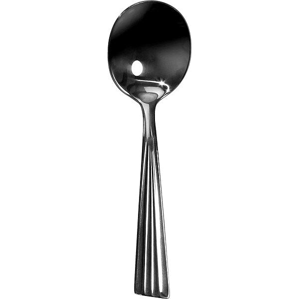 Bouillon Spoon, 6 1/8 in L, Silver, PK12