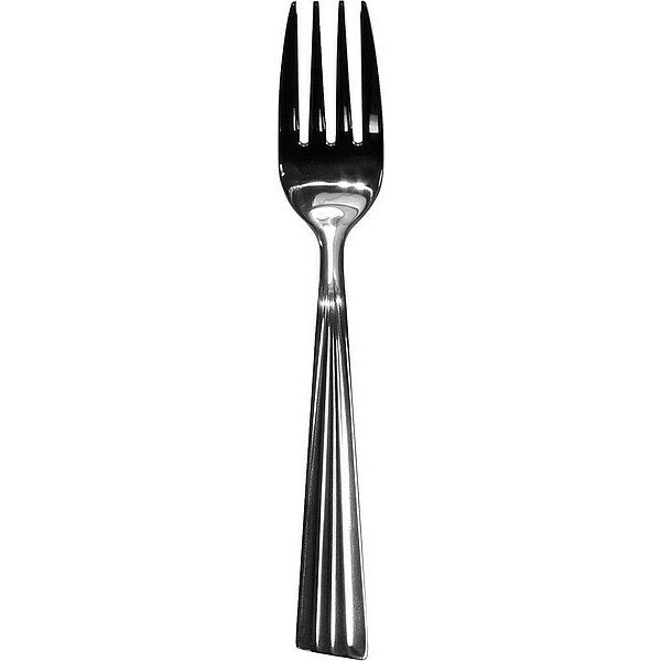 Salad Fork, 6 1/4 in L, Silver, PK12