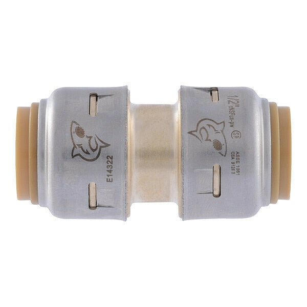 Push-Fit Coupling, Straight, 250 psi